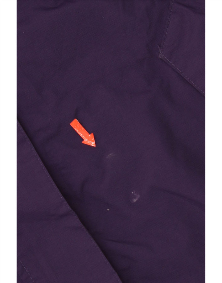 Mountain Warehouse Dame Regnjakke med hætte UK 14 Stor lilla nylon