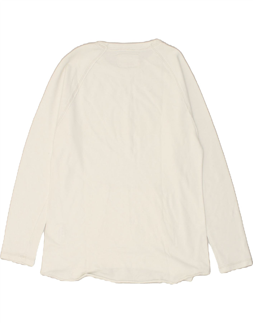 CHAMPION Womens Sweatshirt Jumper UK 16 Large White Cotton | Vintage Champion | Thrift | Second-Hand Champion | Used Clothing | Messina Hembry 