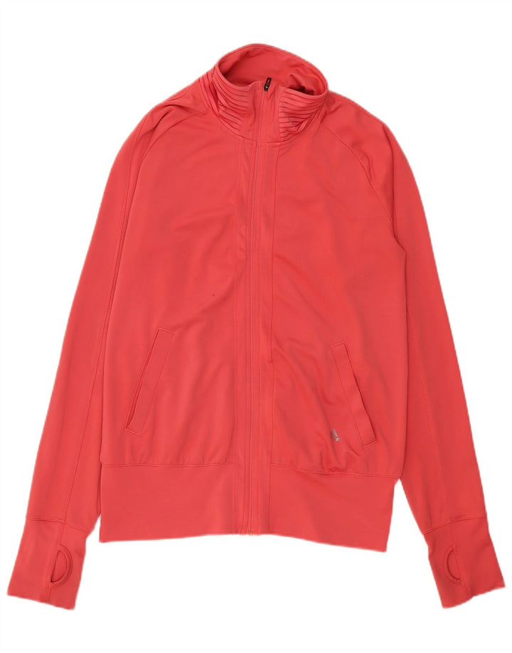 Adidas træningsdragt topjakke til kvinder UK 12/14 Medium Pink Polyester