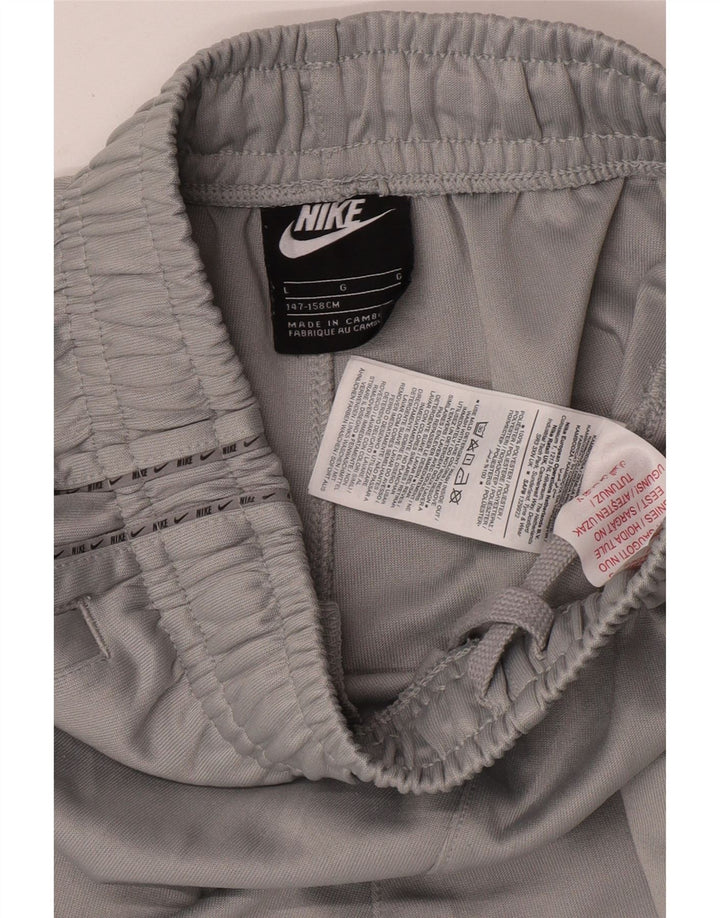 Nike drenge grafiske sportsshorts 12-13 år store grå polyester