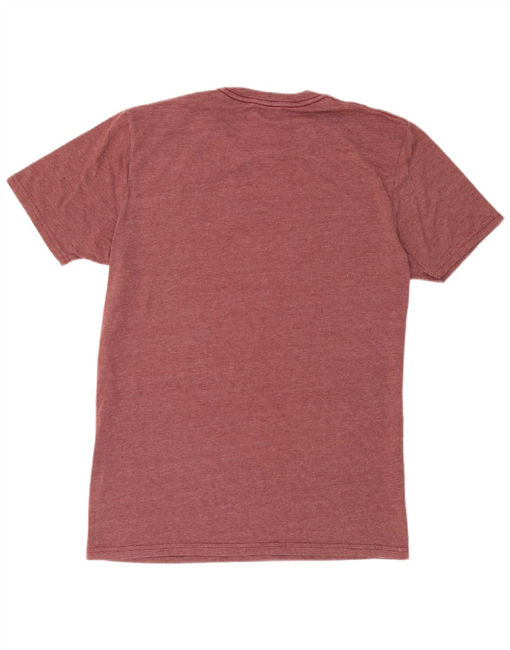 Volcom Herre Grafisk T-Shirt Top Stor Bourgogne Bomuld
