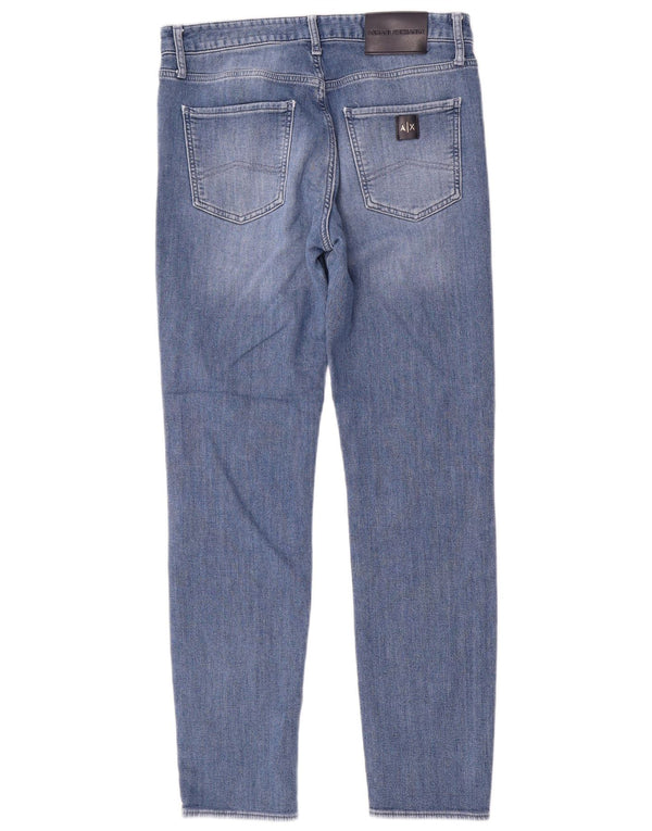 Armani Exchange Dame Slim Jeans W32 L32 Blå Bomuld