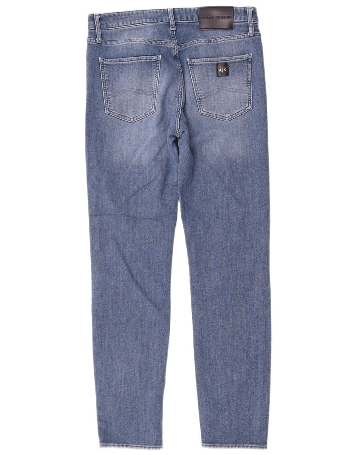 Armani Exchange Dame Slim Jeans W32 L32 Blå Bomuld