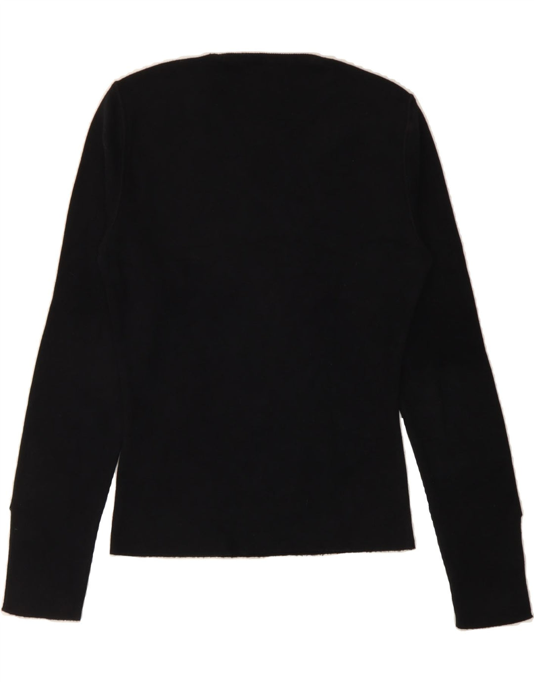 NORTH SAILS Womens Graphic Crew Neck Jumper Sweater UK 14 Medium Black Vintage North Sails and Second-Hand North Sails from Messina Hembry 