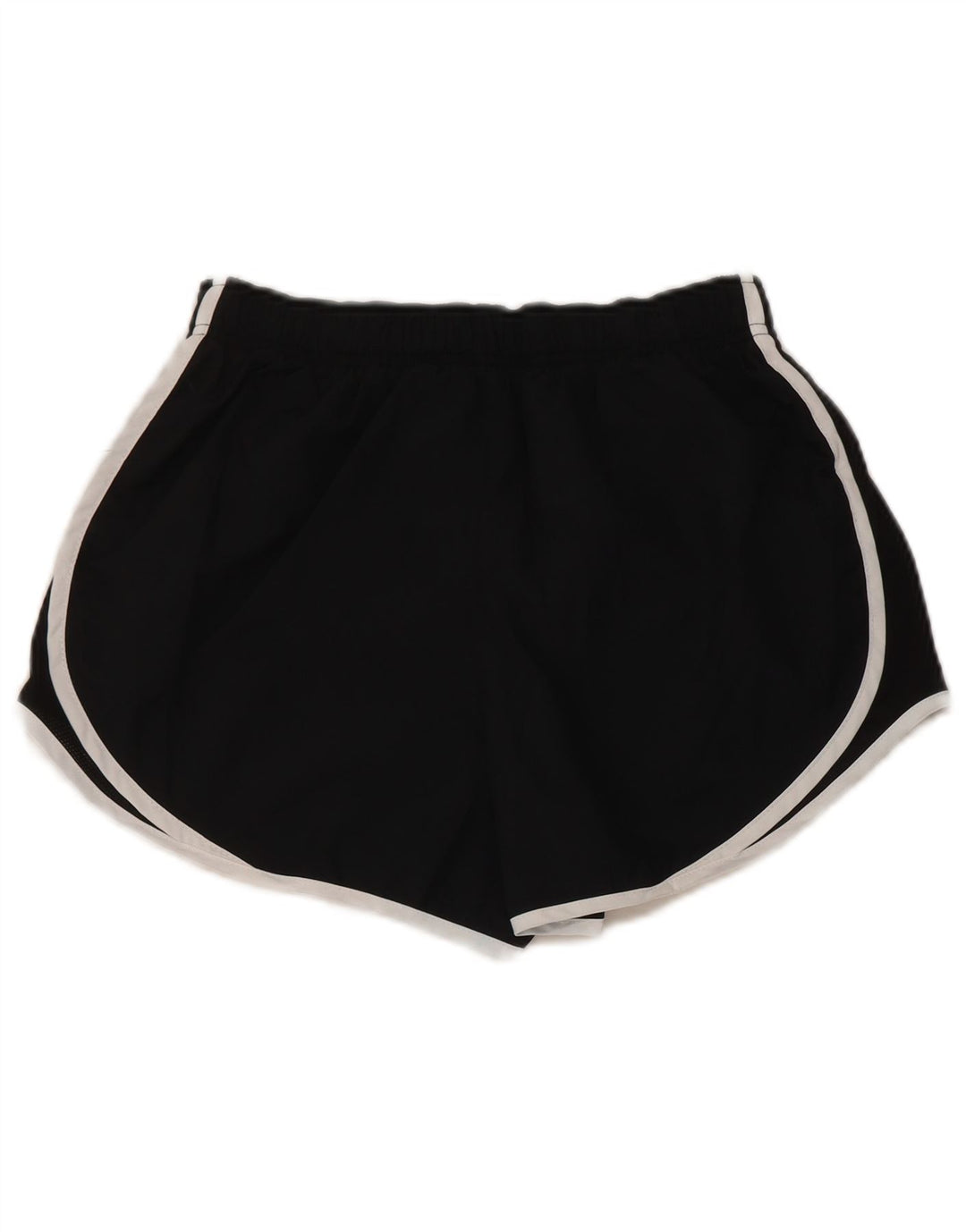 Nike Dame Dri Fit Sports Shorts Små sorte Colourblock Polyester