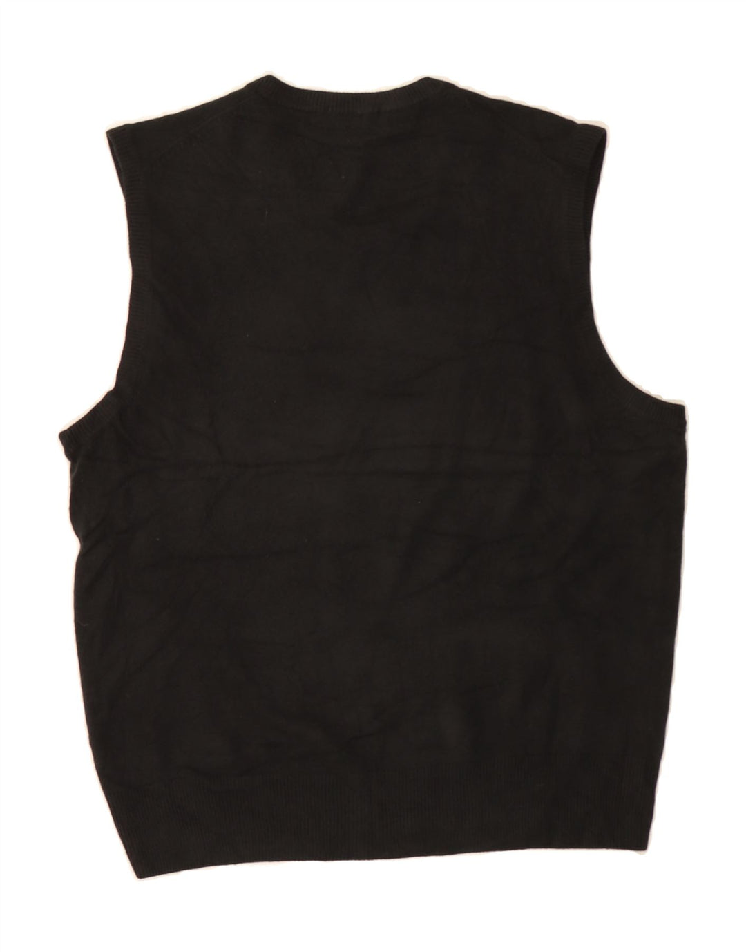 DOCKERS Mens Vest Tank Top Large Black Acrylic Vintage Dockers and Second-Hand Dockers from Messina Hembry 