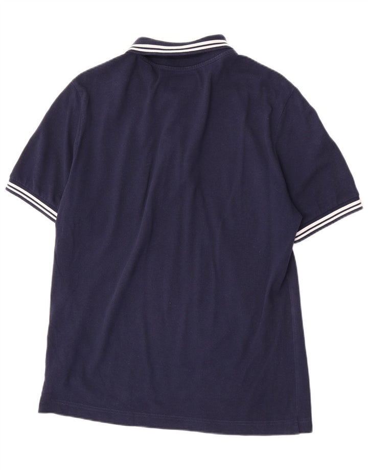 Kappa herre poloshirt Medium marineblå stribet bomuld
