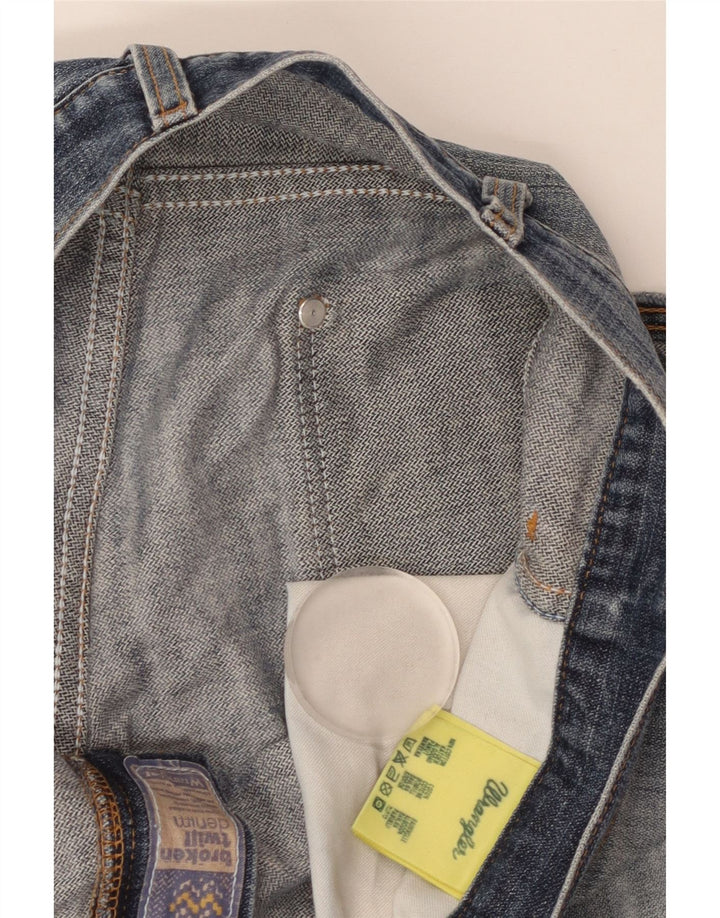 Wrangler Straight Jeans til mænd W36 L30 blå bomuld