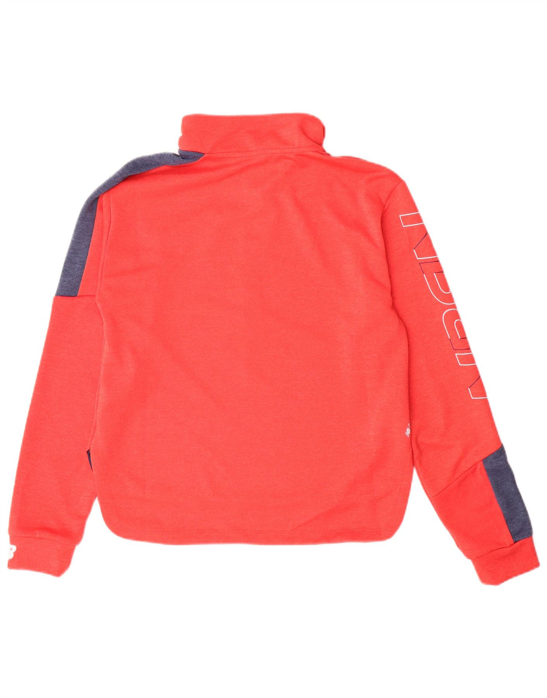 NEW BALANCE Womens Grafisk Pullover træningsdragt Top UK 10 Small Orange