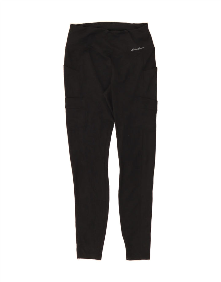 EDDIE BAUER Womens Leggings UK 8 Small Black Polyester Vintage Eddie Bauer and Second-Hand Eddie Bauer from Messina Hembry 