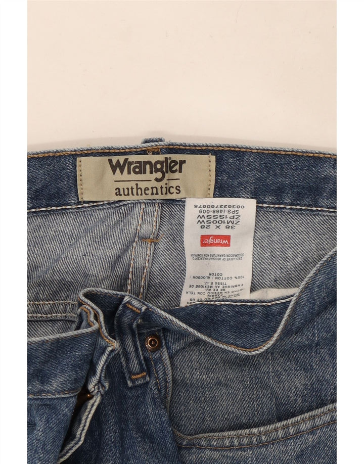 Wrangler Straight Jeans til mænd W38 L26 blå bomuld