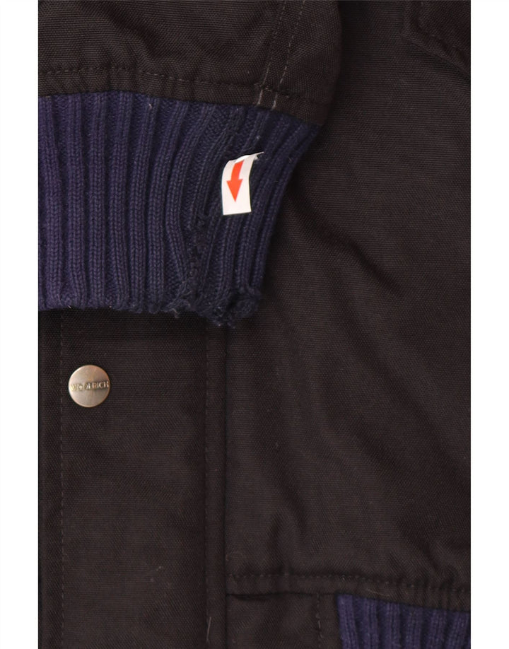 Woolrich Herre Hooded Windbreaker Jacket UK 40 Large Black