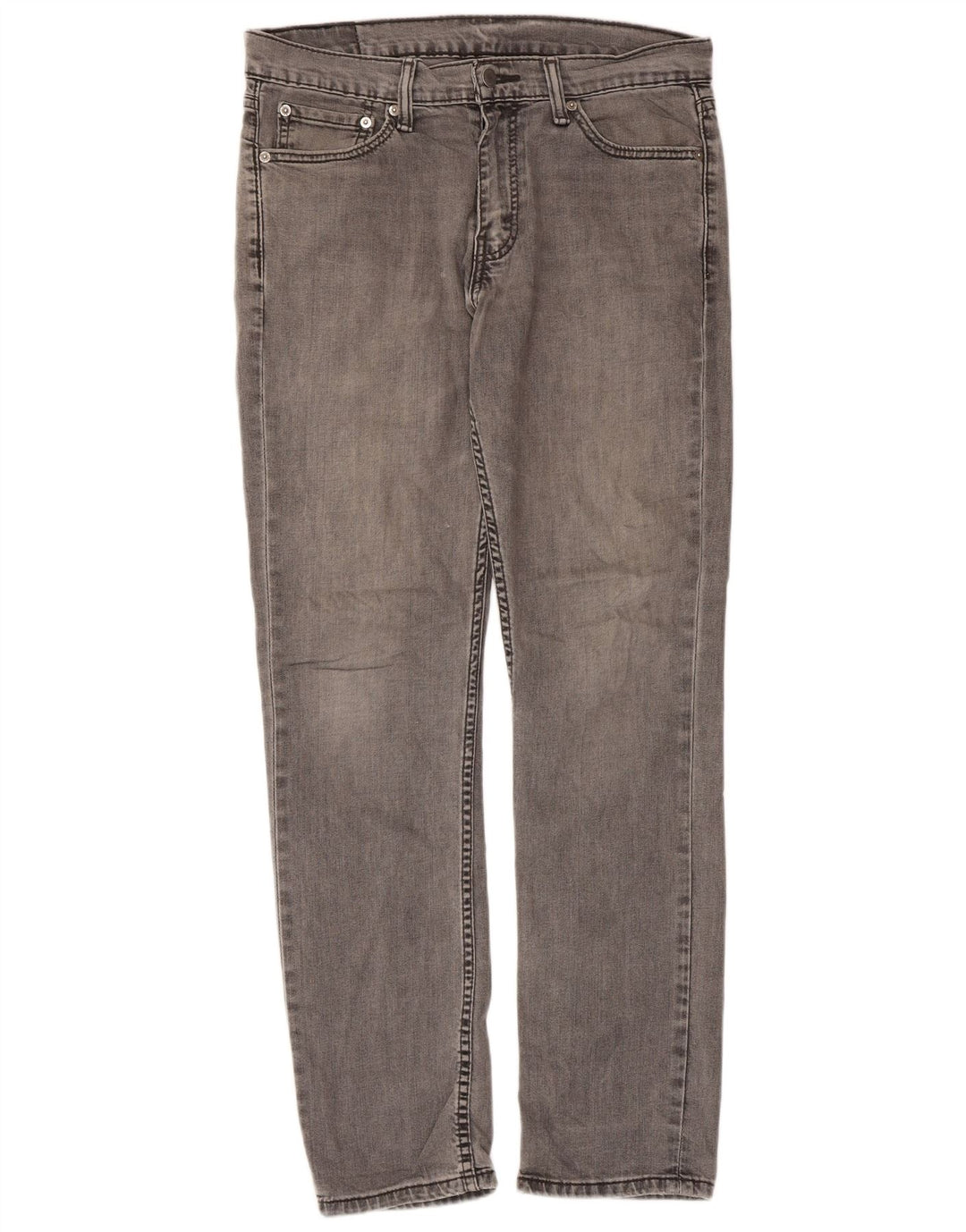 Levi's Herre 511 Slim Jeans W33 L32 Grå Bomuld