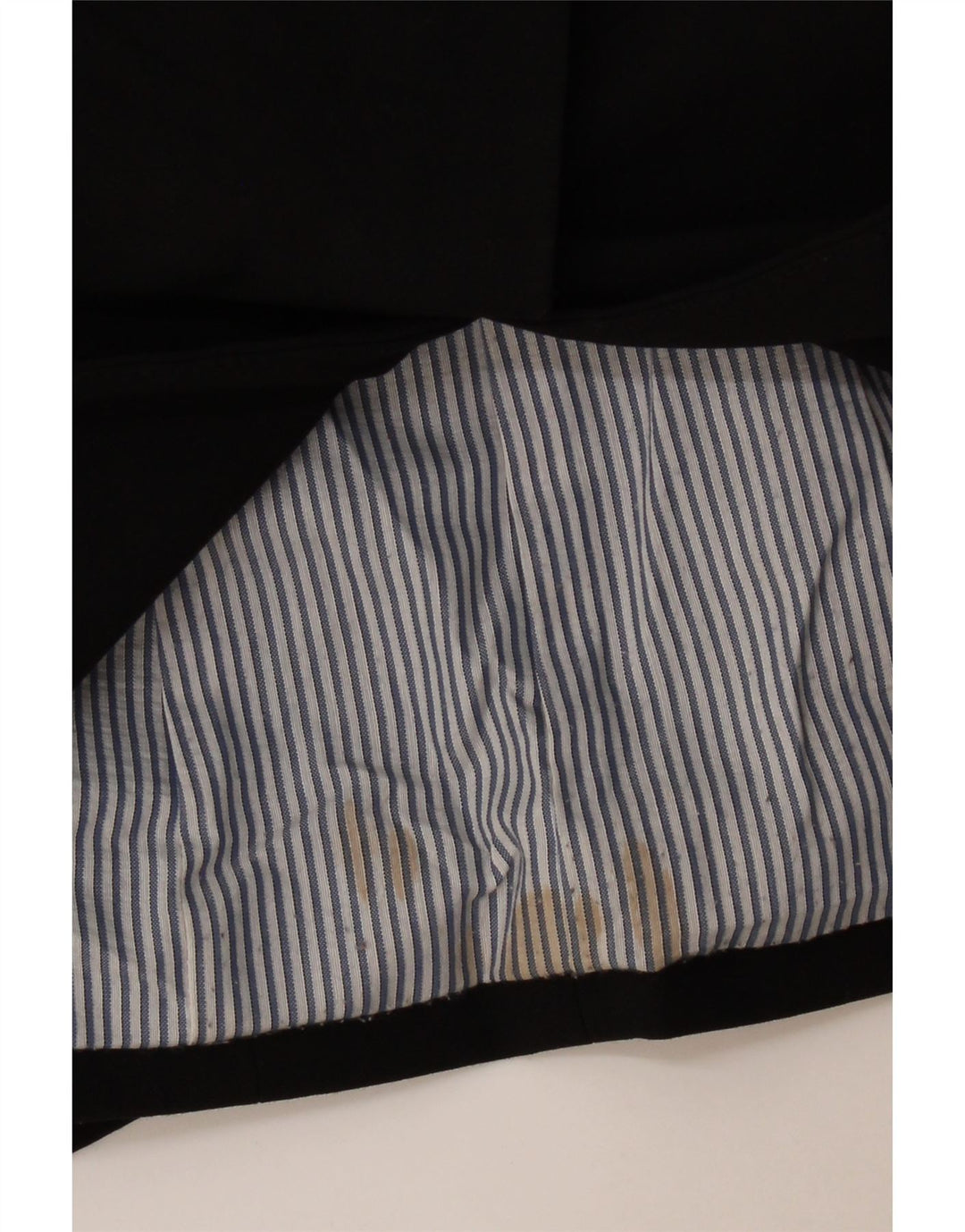 ZARA blazerjakke med 1 knap til kvinder UK 10 Lille sort polyester