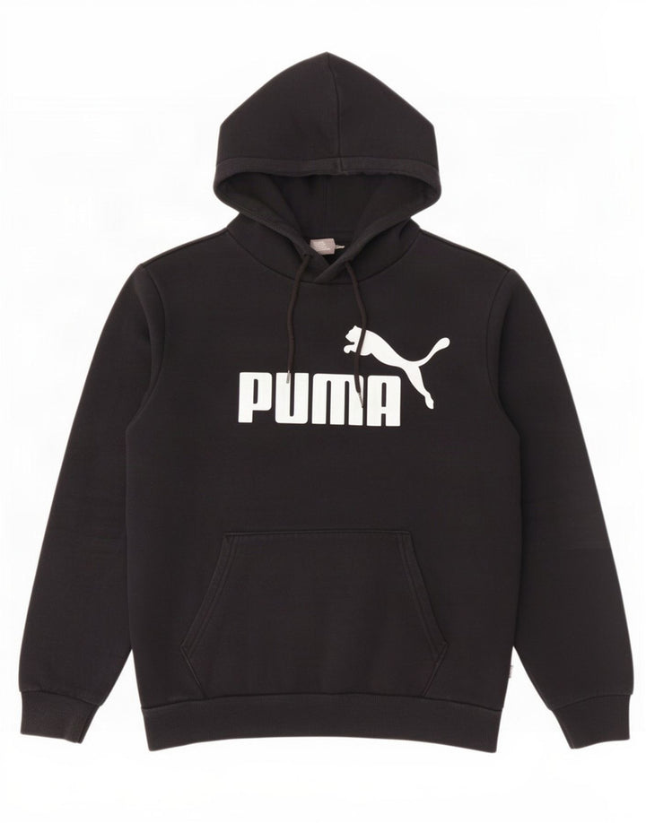 Puma Grafisk hættetrøje til mænd, lille sort