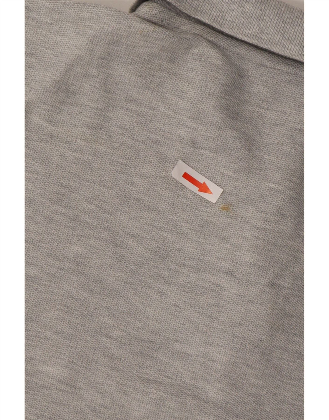 L.L.BEAN Dame poloshirt UK 14 Medium Grey Flecked Bomuld