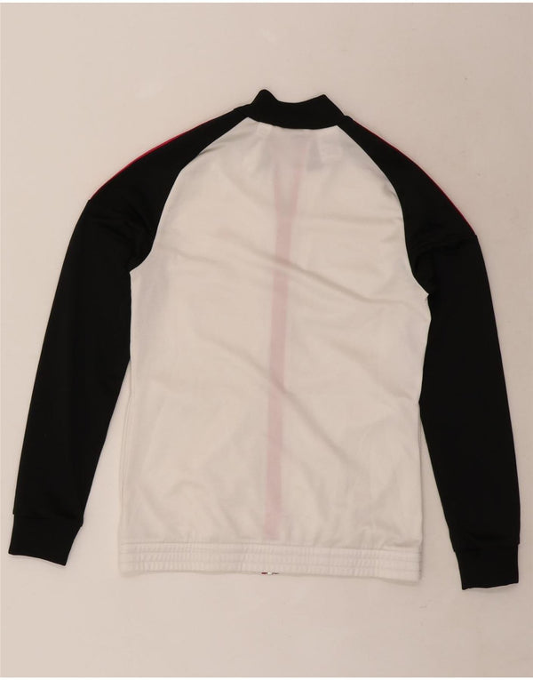 Adidas piger træningsdragt topjakke 14-15 år Hvid Colourblock Polyester