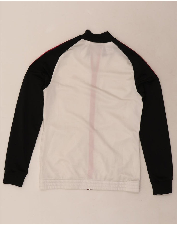 Adidas piger træningsdragt topjakke 14-15 år Hvid Colourblock Polyester