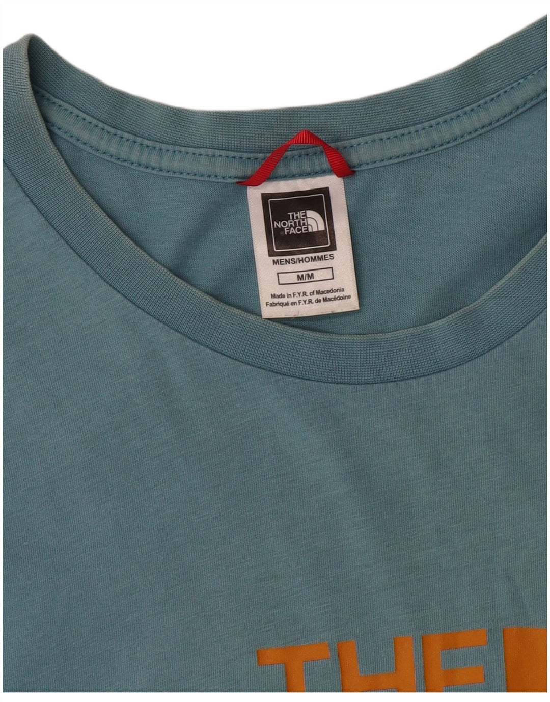 The North Face Herre Grafisk T-Shirt Top Medium Blue