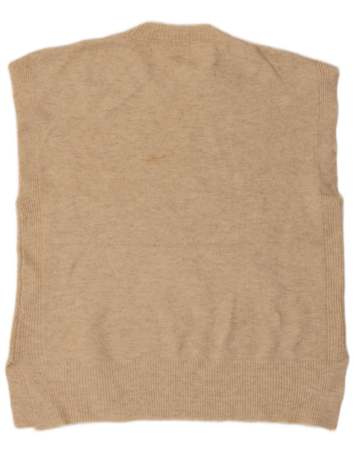 Marks & Spencer Damevest Tank Top UK 14 Medium Beige Akryl