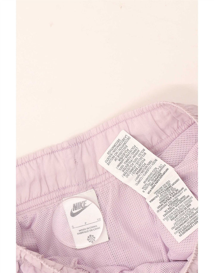 Nike sportsshorts til kvinder UK 8 Small Purple Polyester