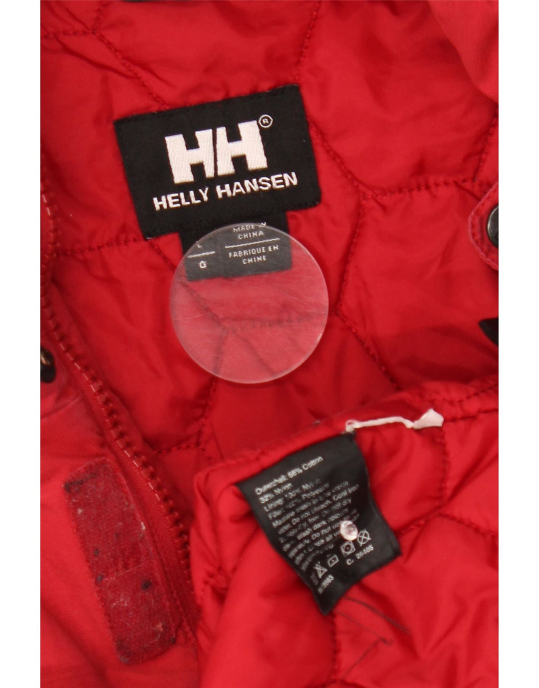 Helly Hansen Herre Windbreaker Jacket UK 40 Large Red Colourblock Bomuld
