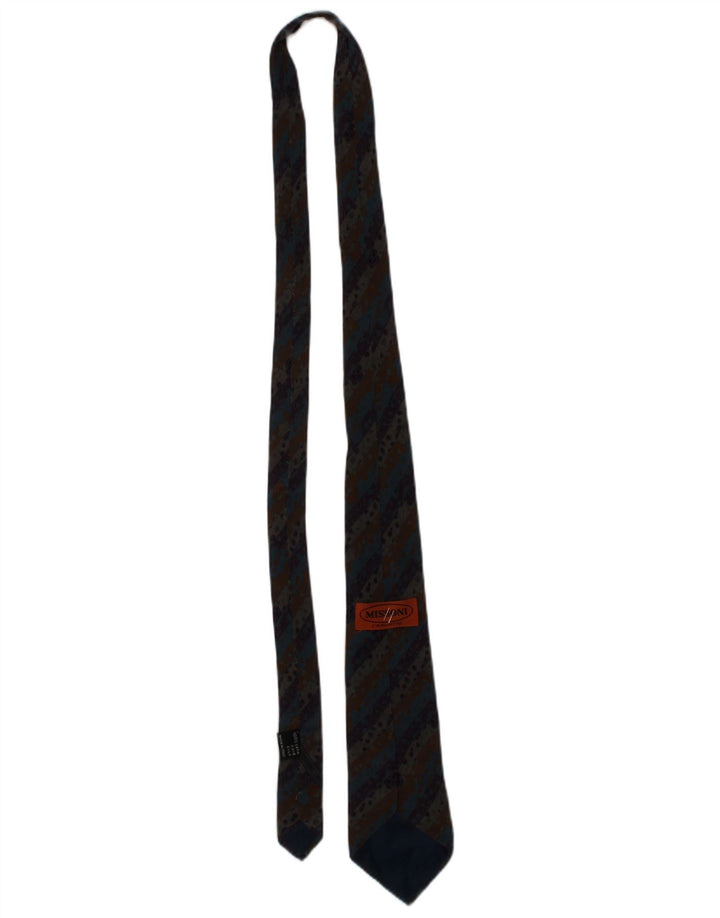 Missoni Herre Cravatte Slips One Size Flerfarvet Stribet Silke Designer