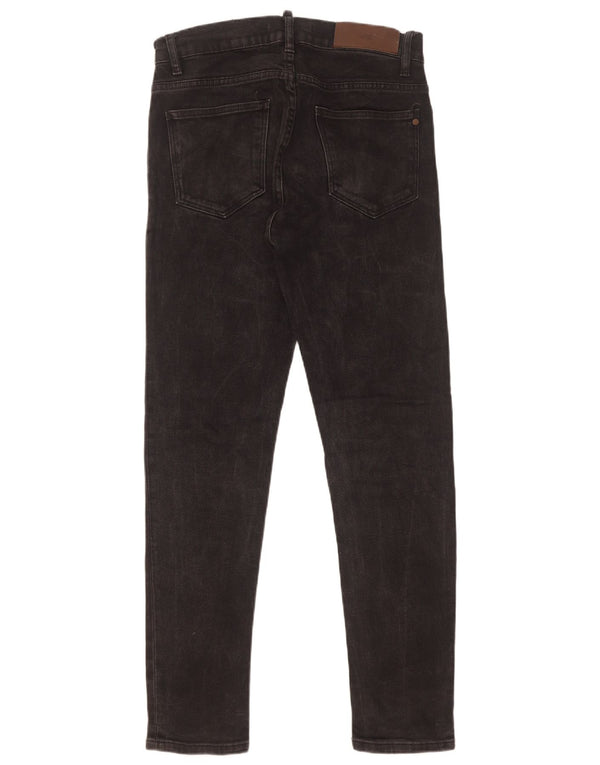Zara Herre Slim Jeans EU 38 Small W30 L30 Sort