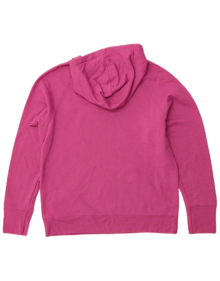 CHAMPION Grafisk hættetrøje til kvinder UK 10 Small Pink Polyester