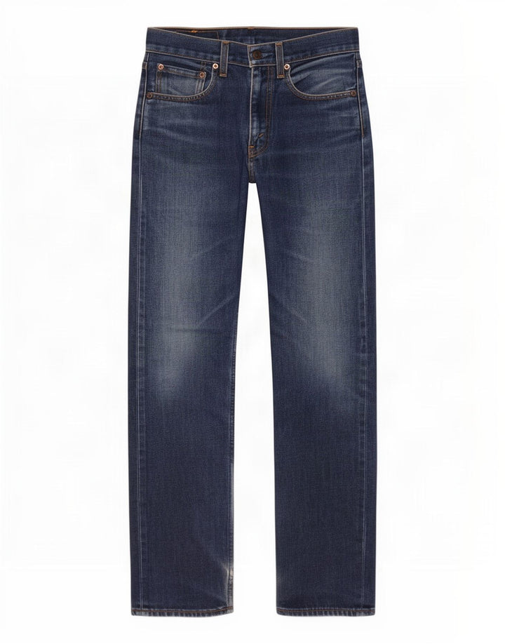 Levi's Herre 505 Straight Jeans W29 L32 Blå Bomuld