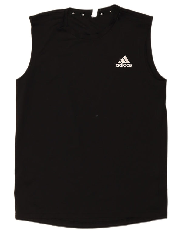 Adidas Mens Aeroready Vest Top Medium Black Polyester