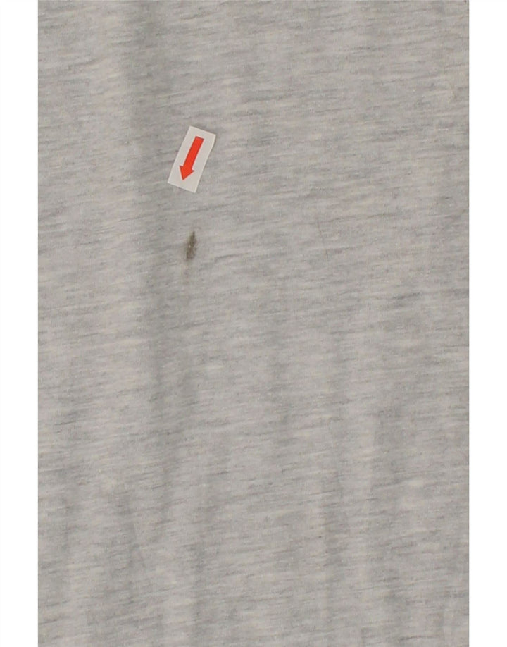 HURLEY Mens Top Long Sleeve XL Grey Colourblock Cotton Vintage Hurley and Second-Hand Hurley from Messina Hembry 