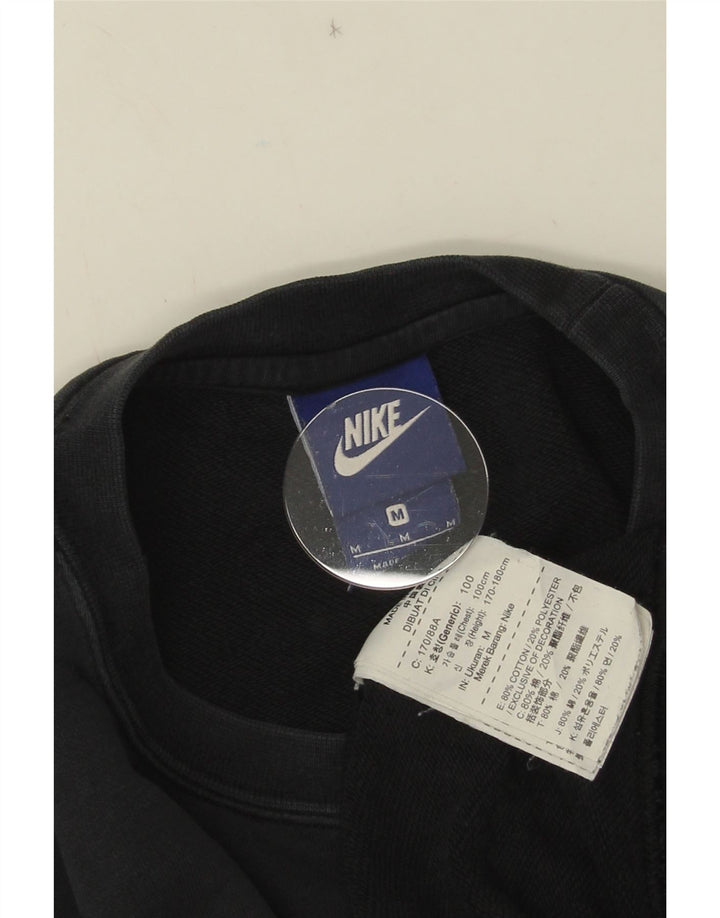NIKE sweatshirt til mænd Medium Sort bomuld