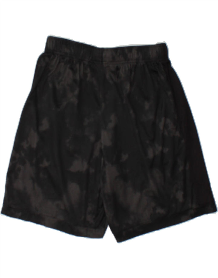 RUSSELL ATHLETIC Mens Sport Shorts Large Black Tie Dye Polyester Vintage Russell Athletic and Second-Hand Russell Athletic from Messina Hembry 