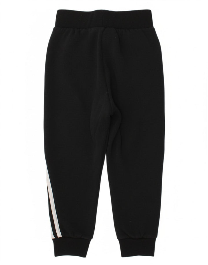 ADIDAS Boys Tracksuit Trousers Joggers 5-6 Years  Black