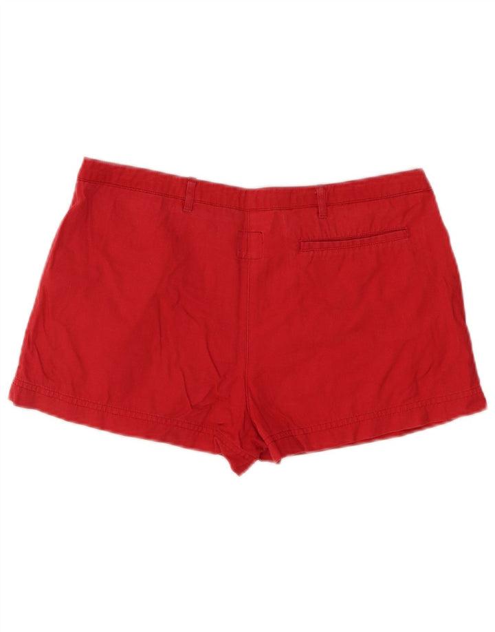 Adidas Womens Hot Pants UK 10 Small W29 Red Cotton