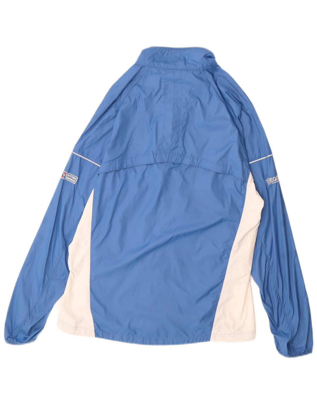 Nike Regnjakke til mænd UK 38 Medium Blue Colourblock Nylon