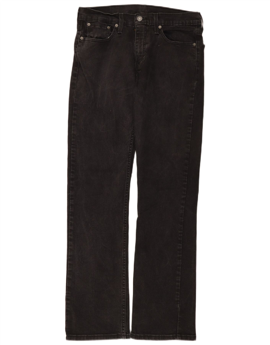 Levi's Herre 527 Bootcut Jeans W30 L32 Sort Bomuld