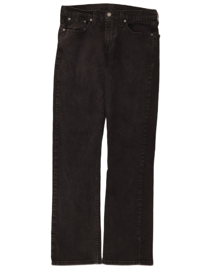 Levi's Herre 527 Bootcut Jeans W30 L32 Sort Bomuld