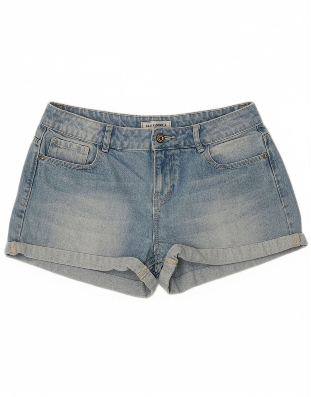 Pimkie Dame denim Shorts IT 40 Small W30 Blue Cotton