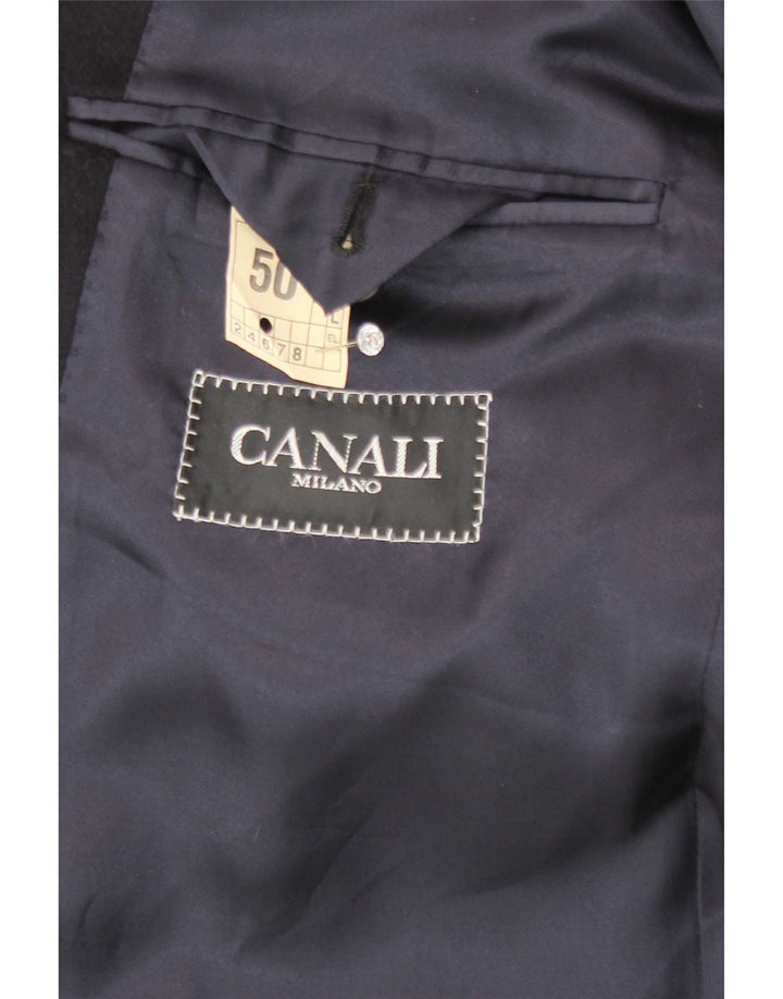 Canali Herre 2-knaps blazerjakke IT 50 Large Navy Blue