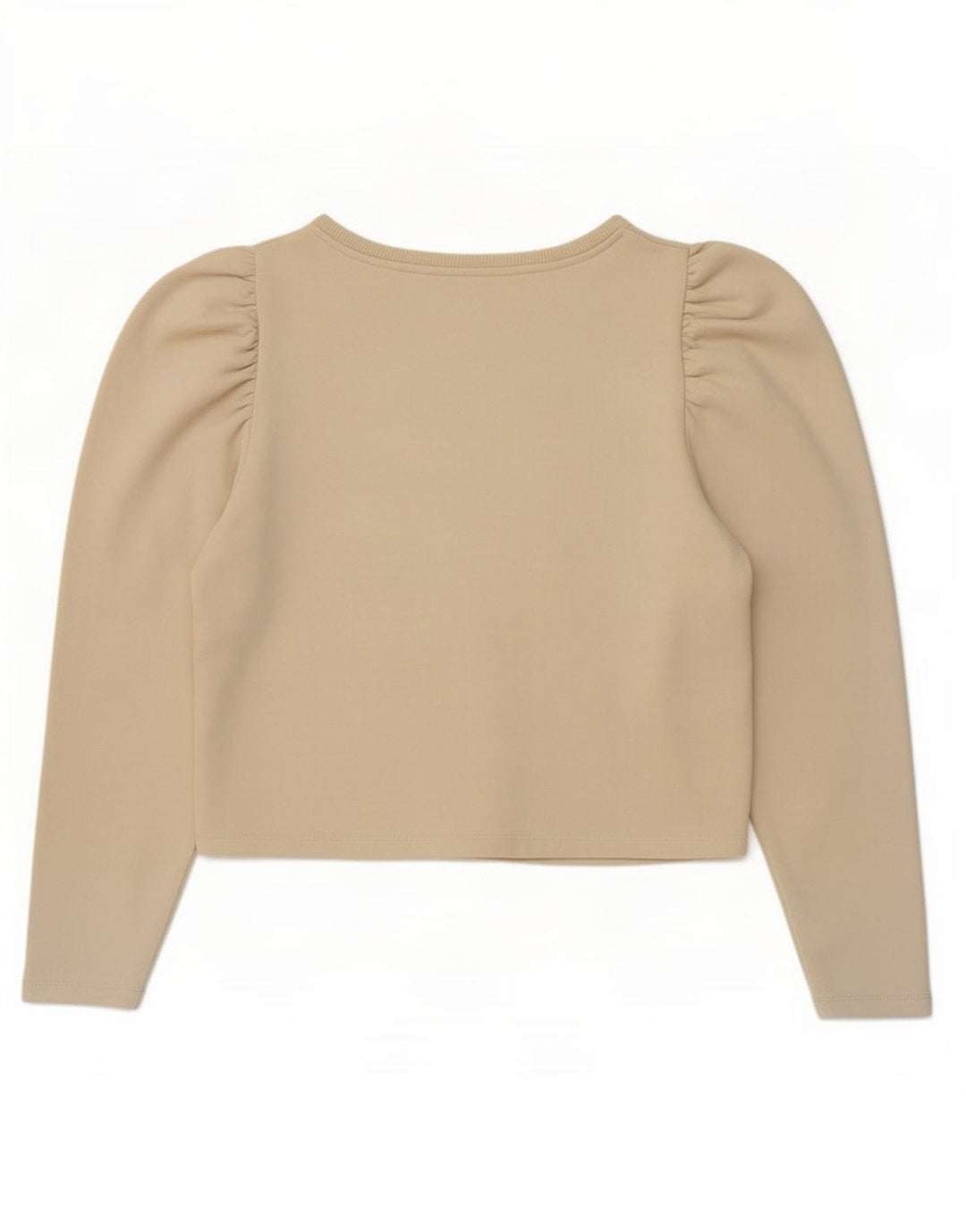 Zara Dame Sweatshirt Jumper UK 14 Medium Beige
