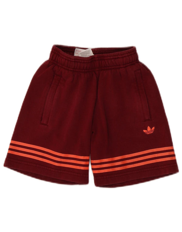 Adidas Boys Sports Shorts 4-5 år Bourgogne bomuld