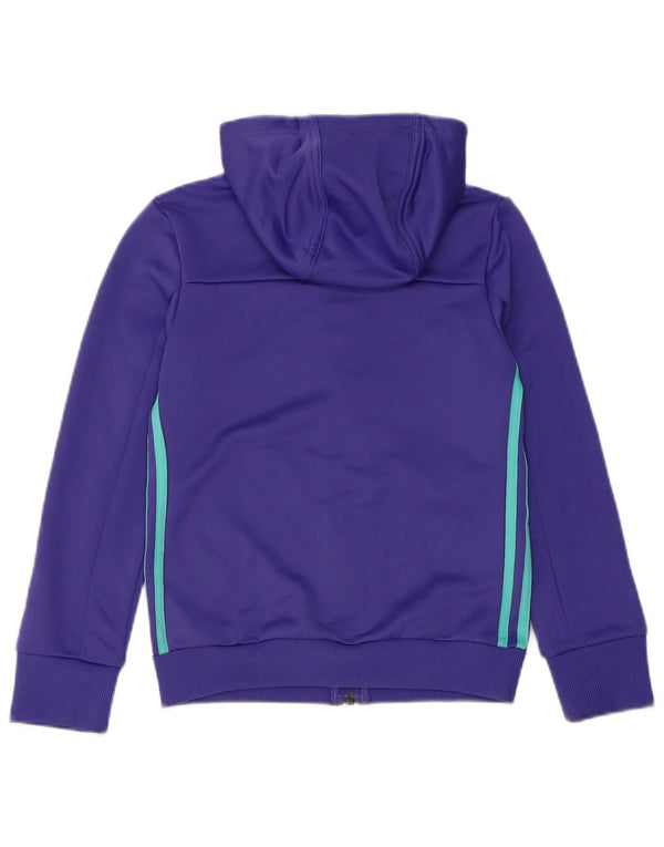 Adidas hættetrøje med lynlås til piger 9-10 år Lilla Colourblock Polyester