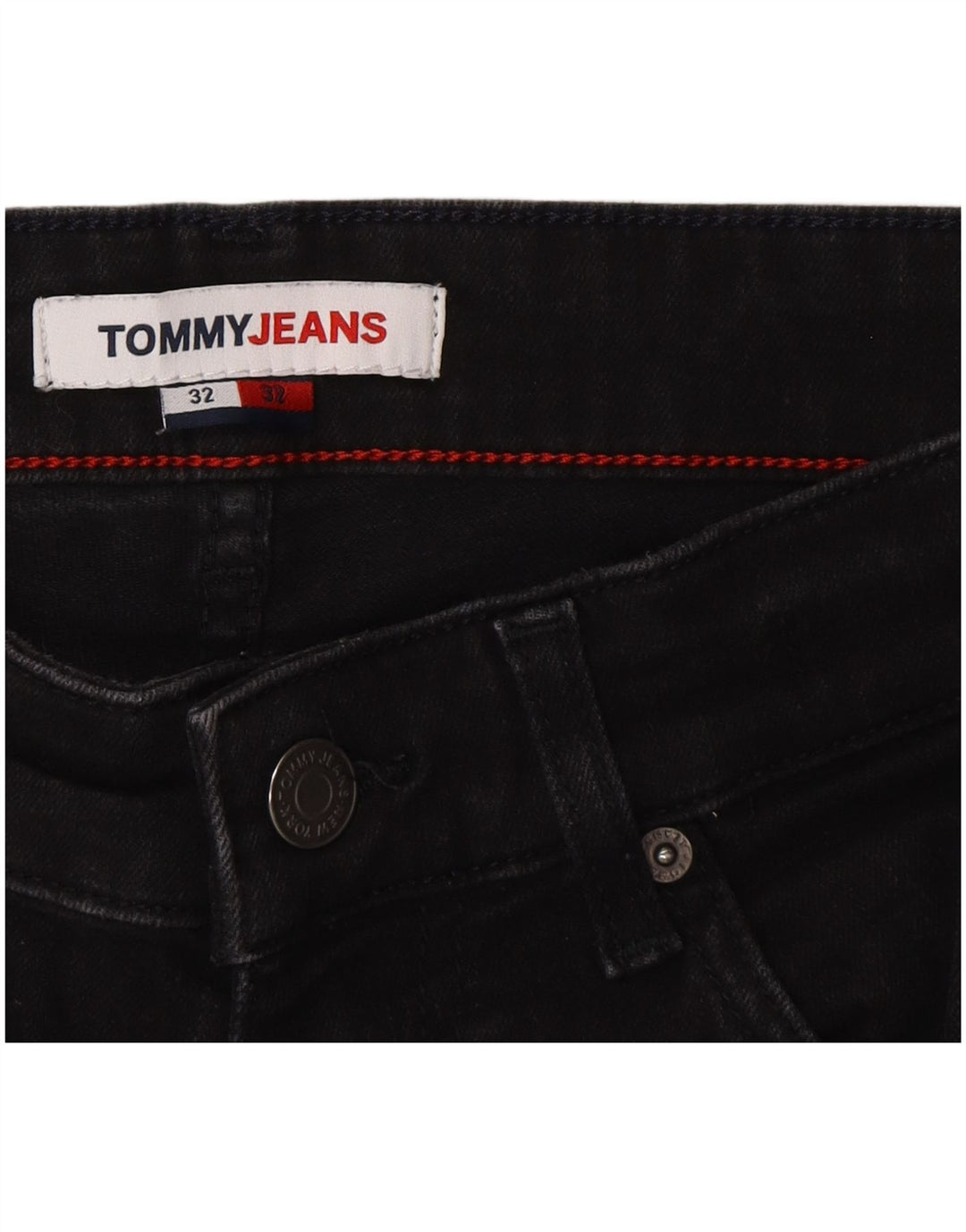 Tommy Hilfiger Herre Scanton Slim Jeans W32 L32 Grå Bomuld