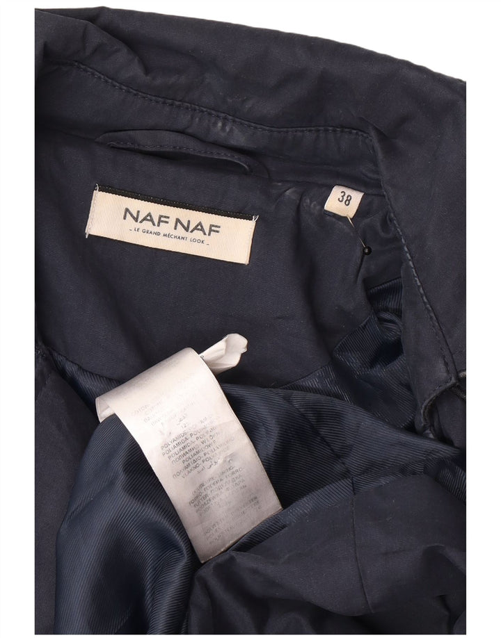 Naf Naf Dame Trench Coat IT 48 XL Marineblå Bomuld