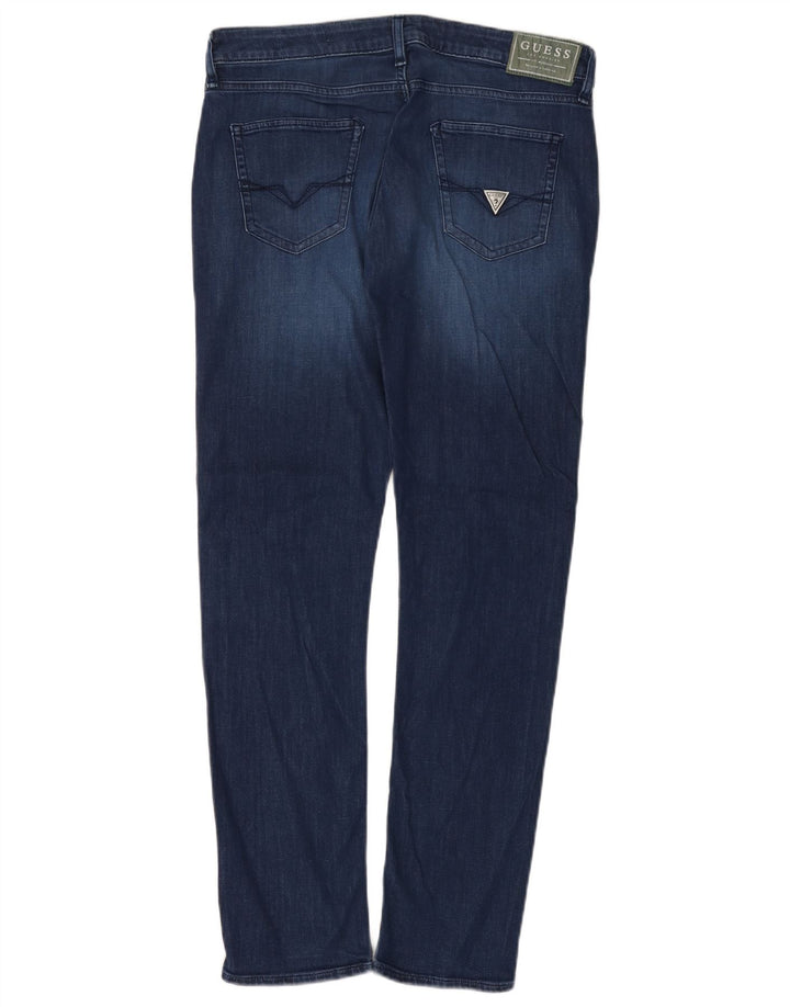 Guess Slim Jeans til kvinder W32 L31 Marineblå Bomuld