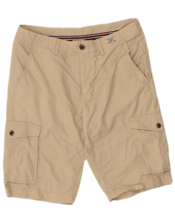 Tommy Hilfiger Herre Cargo Shorts W32 Medium Beige Bomuld