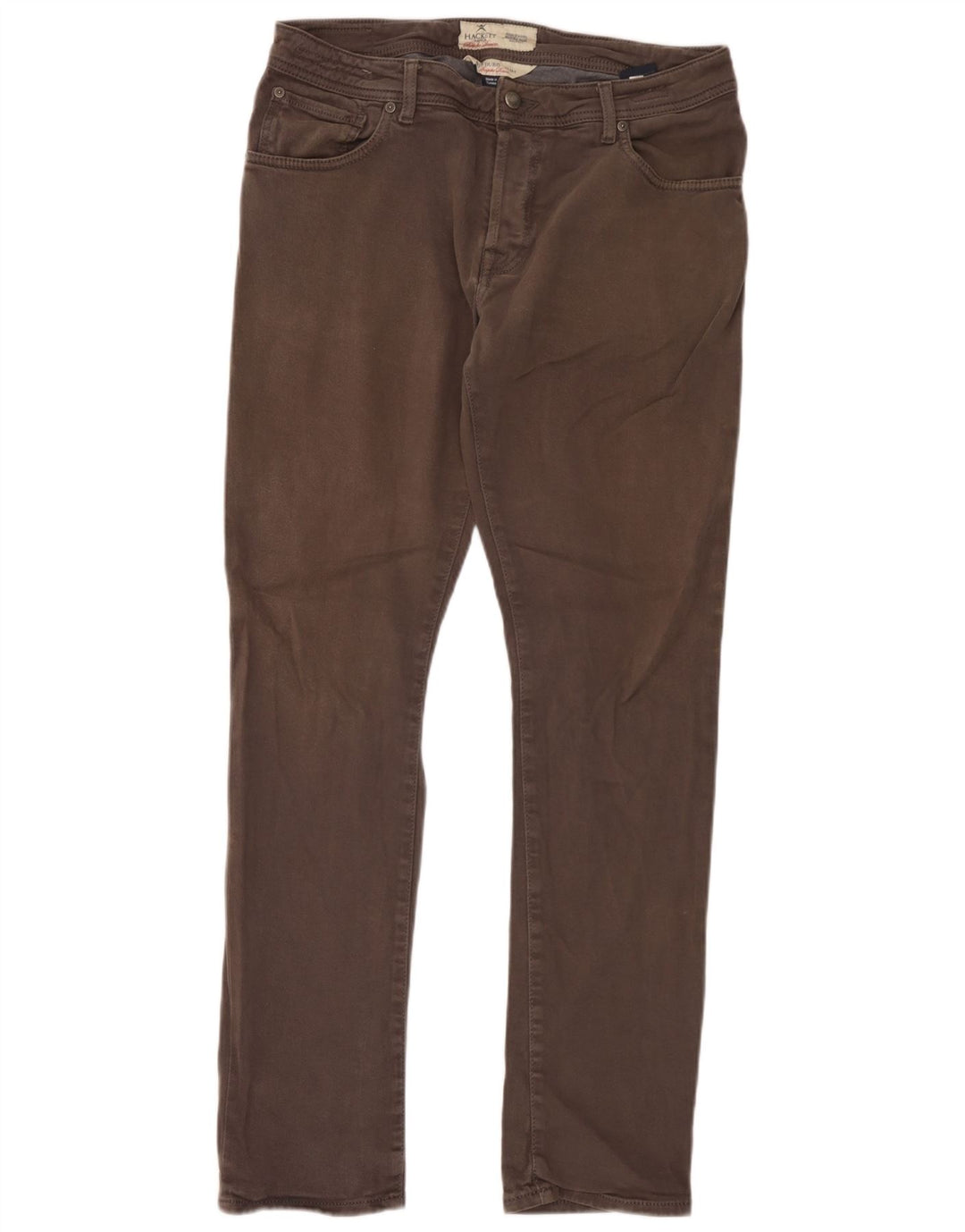 Hackett Herre Slim Casual Bukser W36 L32 Grå Bomuld