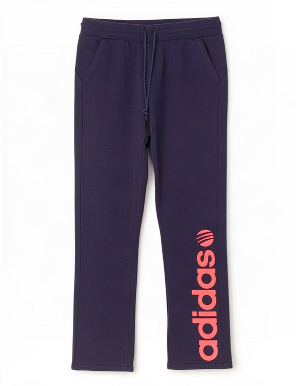 Adidas Dame Neo Label Grafisk træningsdragt Bukser UK 14 Medium Navy Blue